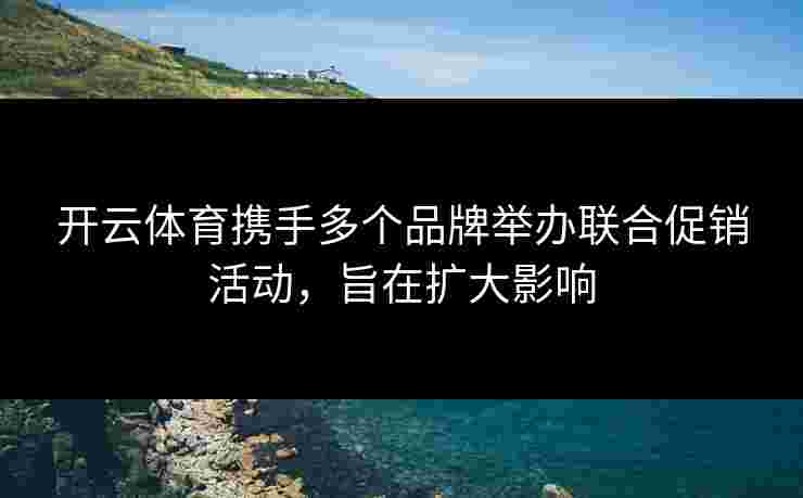 开云体育携手多个品牌举办联合促销活动，旨在扩大影响